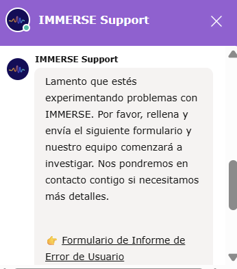 Feedback and Support Article - ES